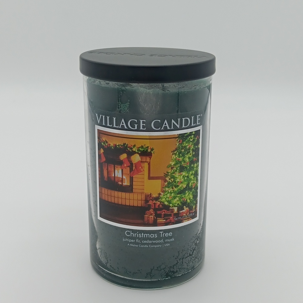 🌟 NEW Christmas Tree – Glass Jar Candle – Large Tumbler – 24oz - Picture 1 of 5